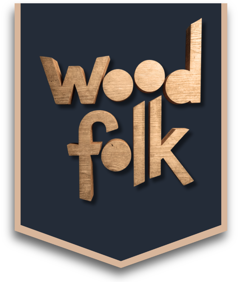 wood folk logo